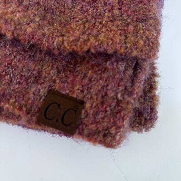 C.C. Burnt Orange Scarf - 7x80 inches - Picture 2 of 6